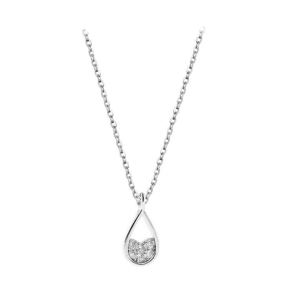 NEW Silver Simple Waterdrop Necklace - Picture 2 of 4